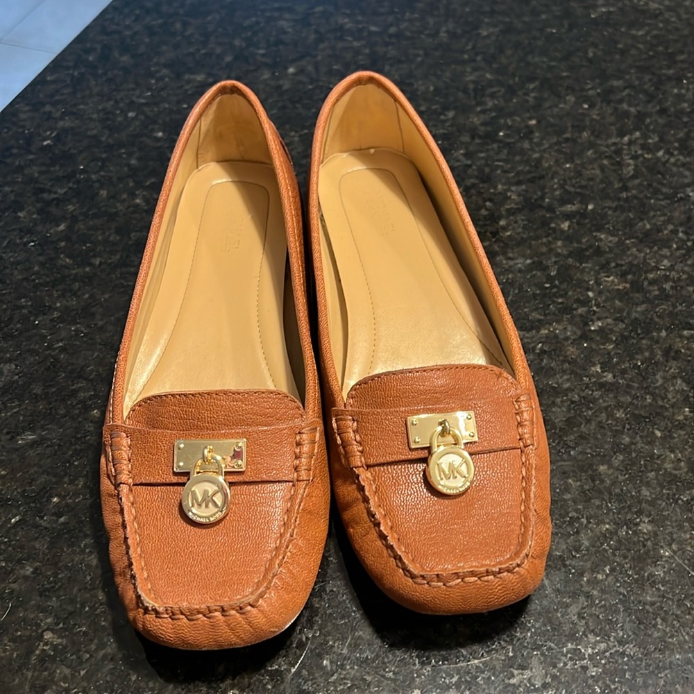 Tan Michael Kors Loafers